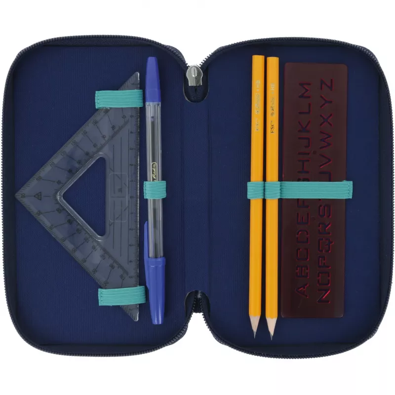 Herlitz TriCase Deep Ocean 31 pz blu poliestere 190x70x115 mm