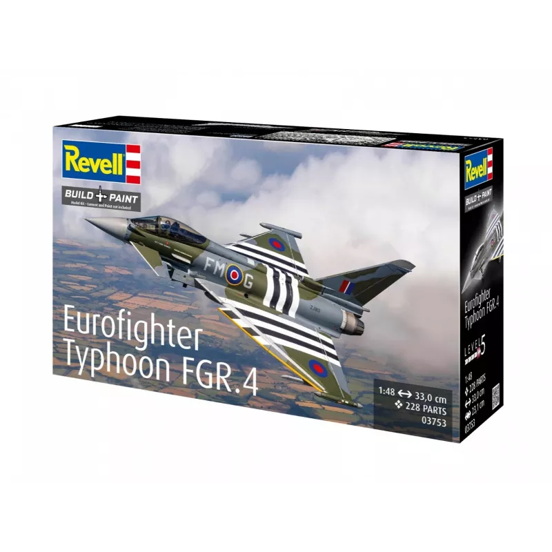 Kit di montaggio in plastica REVELL Eurofighter Typhoon FGR.4 1:48