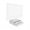 Supporto per monitor DeLOCK 18325 con due cassetti bianco