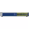 NETGEAR GS516PP Unmanaged Gigabit Ethernet (10/100/1000) Power over Ethernet (PoE) blu, grigio