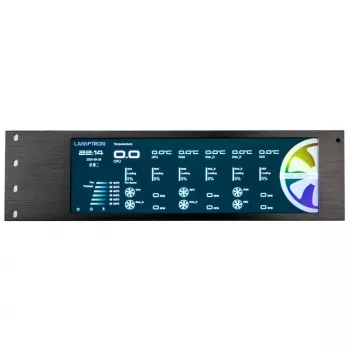 Lamptron CU135 Fan Controller + controller RGB con display, ARGB - nero