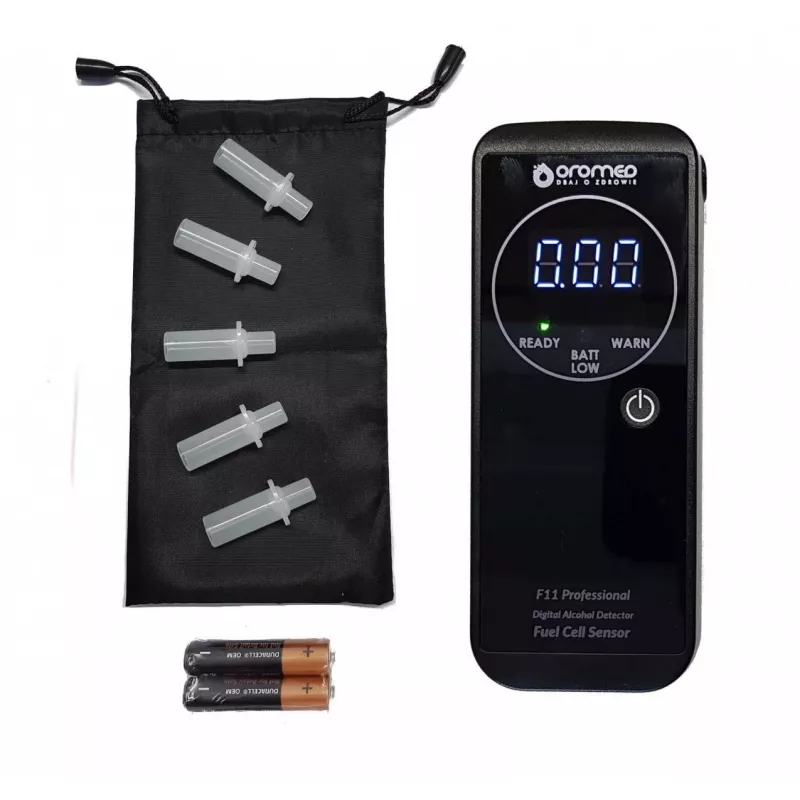 Etilometro Oromed F11 PROFESSIONAL 0 - 4‰ 0,05‰ nero