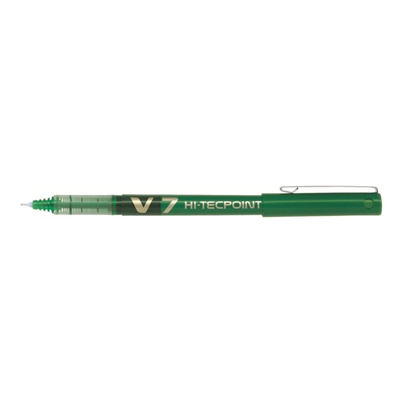 Penna stick Pilot Hi-Tecpoint V7 verde colore di scrittura verde