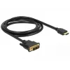 Adattatore per cavo video DeLOCK 85583 1,5 m DVI-D HDMI tipo A nero
