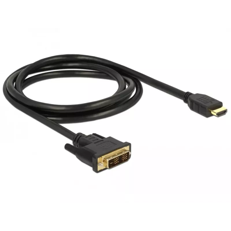 Adattatore per cavo video DeLOCK 85583 1,5 m DVI-D HDMI tipo A nero