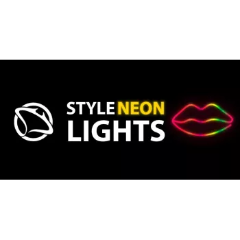 Luci neon MANTA SNL61RGB LIPS RGB insegna decorativa con cambio colore, modello SNL61RGB