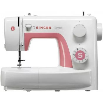 Macchina da cucire automatica SINGER SIMPLE 3210 — elettrica, 68 punti, asola in 4 passaggi, braccio libero, 5,5 kg