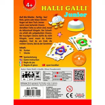 Halli Galli Junior, gioco di carte