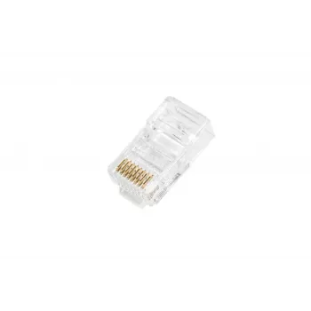 DIGITUS connettore modulare RJ45 (8P8C) pass-through, CAT 5e, non schermato, AWG 26-24, 100 pezzi (X-ML-5U-EZ)