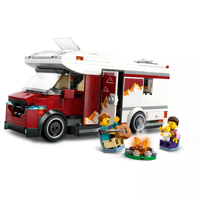 Giocattolo da costruzione LEGO City Camper avventura 60454, 385 pezzi, altezza 80 mm, per bambini da 6 anni