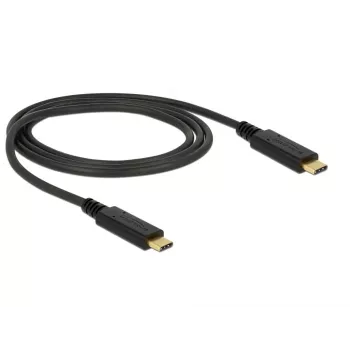 Cavo USB DeLOCK 83661 USB 3.2 Gen 2 1m USB-C nero