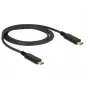 Cavo USB DeLOCK 83661 USB 3.2 Gen 2 1m USB-C nero
