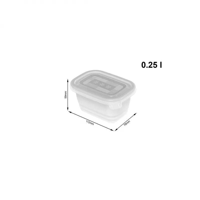 ROTHO Freeze - contenitore per congelatore - 6x250 ml
