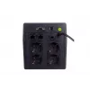 Digitus DN-170065 gruppo di continuità Line-Interactive, 1000VA / 600W, 4x Schuko, 2x 12V/7Ah