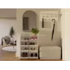 LOKA scarpiere, bianco