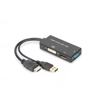Adattatore HDMI 3in1 Digitus AK-330403-002-S