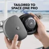 Custodia per Cuffie Anker Soundcore Space One Pro con Bottoni Magnetici in Metallo, grigio