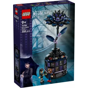 Set LEGO LEGO Wednesday 76784 fiore Dahlia nero — modello decorativo, 358 pezzi, 9+ anni