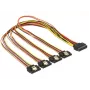 Cavo SATA DeLOCK 60158 0,5m SATA 15 pin 4 x SATA 15 pin multicolore