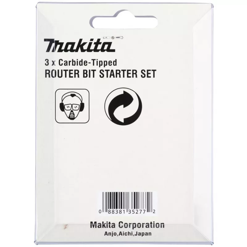 Set di frese Makita - 3 pezzi - per Makita DRT50Z