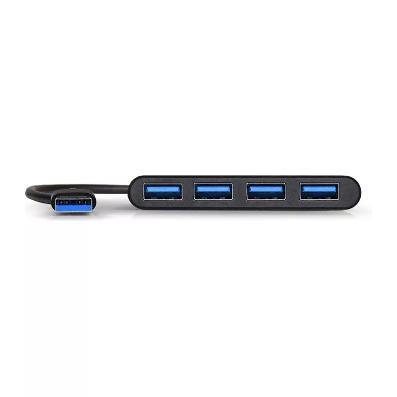Hub USB Port Designs 900121 USB 3.2 Gen 1 Type-A 5000 Mbit/s nero