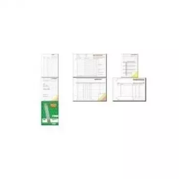 Quaderno per appunti/rapporti Sigel SD030 A4, 2x40 fogli, cucitura a filo