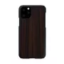Custodia per cellulare man and wood per iPhone 11 Pro – ebano nero, guscio posteriore rigido protettivo