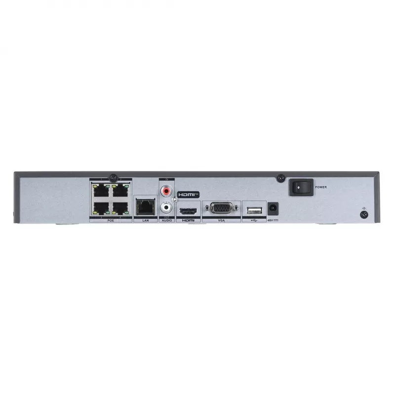 Videoregistratore di rete Hikvision DS-7604NXI-K1/4P 4 canali 4K