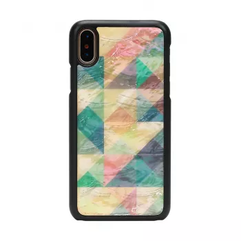 Custodia per smartphone iKins per iPhone XS / iPhone XS Mosaic nero