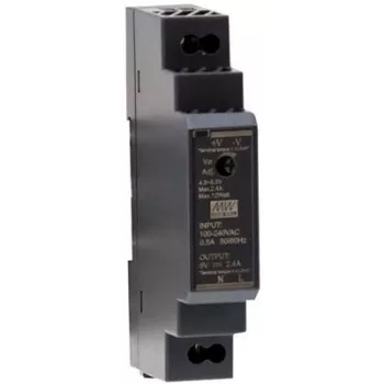 Meanwell MW HDR-15-24 – alimentatore switching per guida DIN 15,2 W 24 V 0,63 A