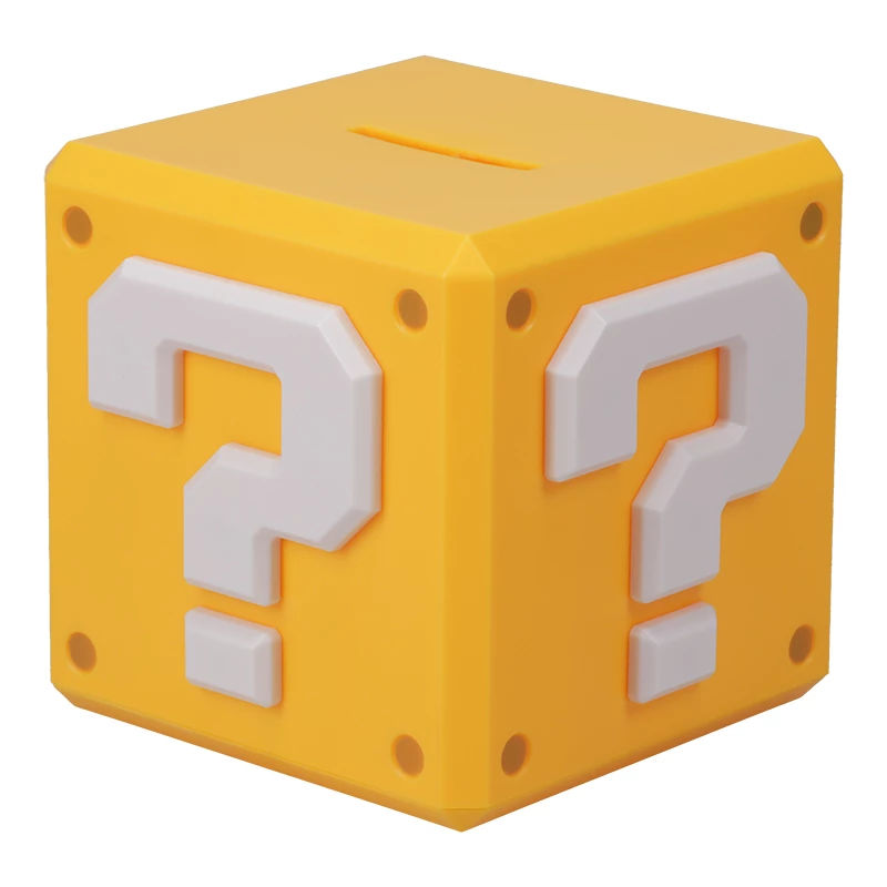 Salvadanaio Paladone Super Mario design blocco interrogativo