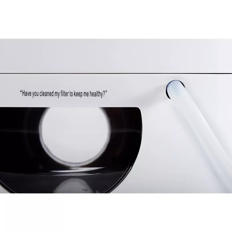 Deumidificatore Meaco DD8L bianco a pavimento – scarico continuo, design a essiccante a risparmio energetico