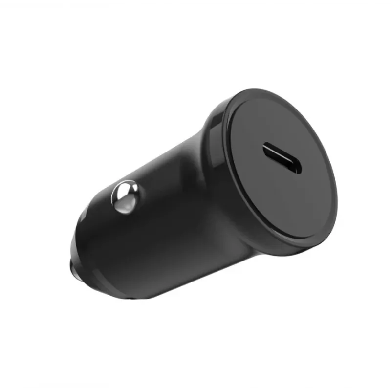 Caricabatterie auto USB-C FIXED FIXCC30N-C-BK 30W, cavo fisso, ricarica rapida singola porta per presa 12V