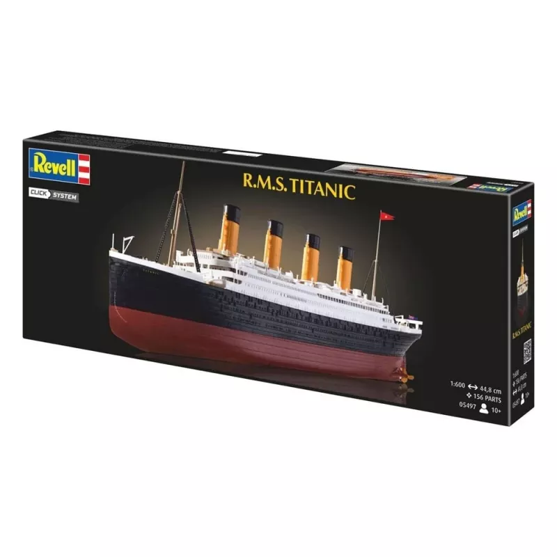 Modello in plastica nave RMS Titanic EC multicolore 1:600