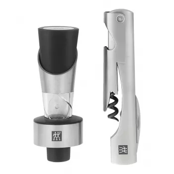 Set attrezzi da vino ZWILLING Sommelier — custodia rettangolare 100×190×42 mm, 2 pz.