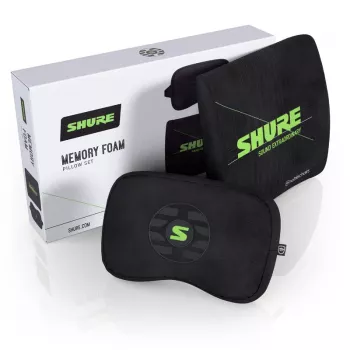 Set cuscini in memory foam noblechairs Shure Edition GAGC-343 — cuscino lombare e per il collo