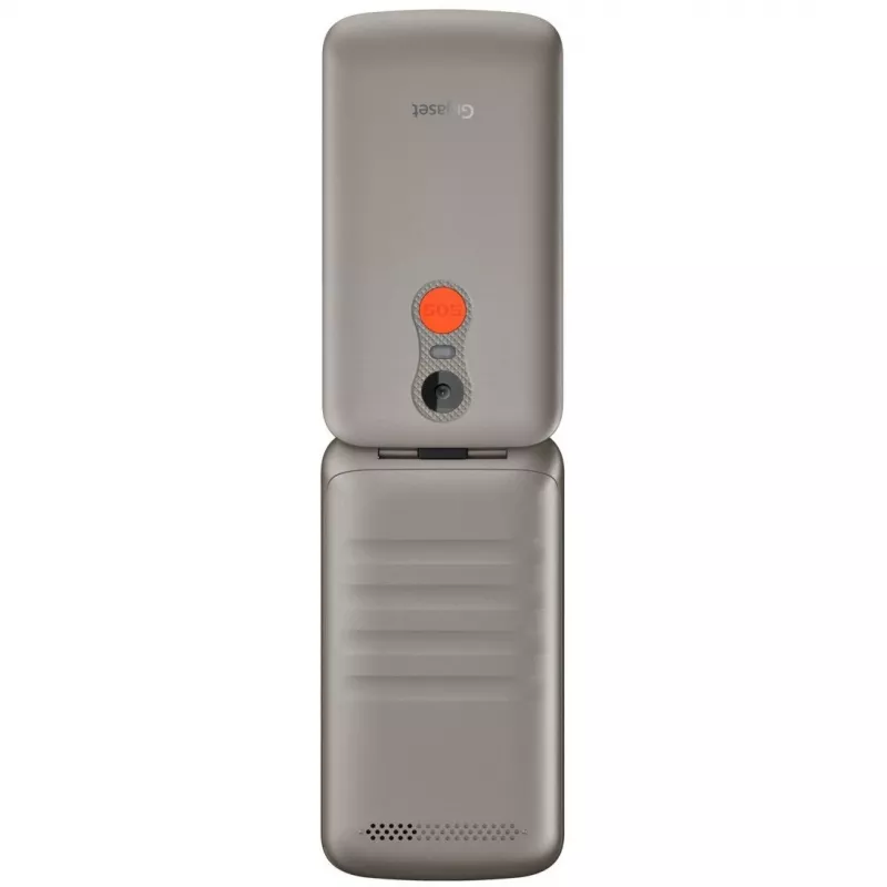 Gigaset GL595 telefono cellulare a conchiglia, 2,8 pollici, argento