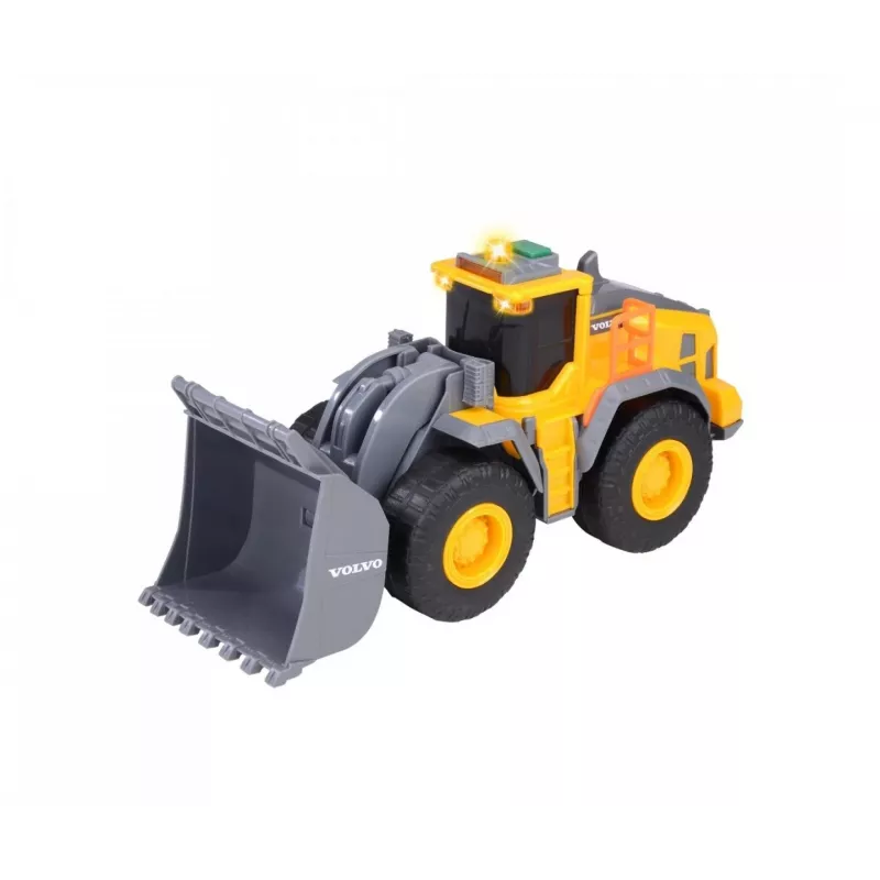 Dickie Toys Volvo pala gommata con luci e suoni (203723006)
