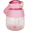 Borraccia Extralink per scuola con cannuccia e tracolla 1 L rosa