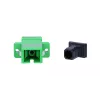 Adattatore Extralink SC/APC Single Mode Simplex verde