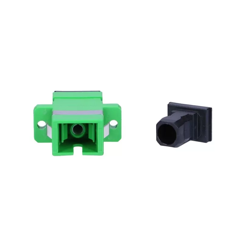 Adattatore Extralink SC/APC Single Mode Simplex verde