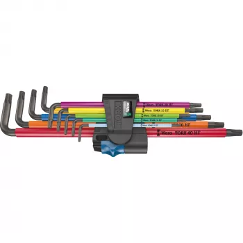 Set di chiavi Torx L Wera 967/9 TX XL, 9 pezzi