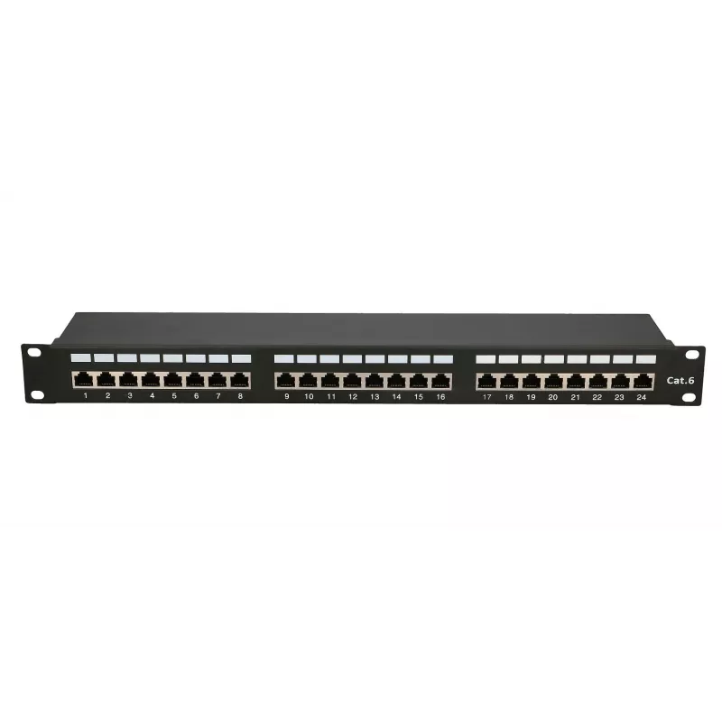Extralink CAT6 STP V2 | patch panel | 24 porte