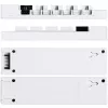 Hub USB e PWM Lian Li EDGE HUB EG-HUB01W — 4× USB, 6× PWM, Bianco