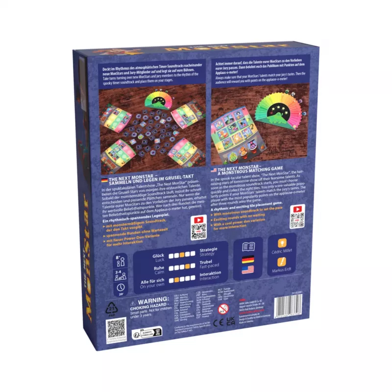 The next MonStar, gioco da tavolo