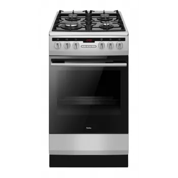 Piano cottura AMICA 57GcES3.33HZpTaA(Xx) PIZZA, 3 zone di cottura, controllo touch, classe di efficienza energetica A