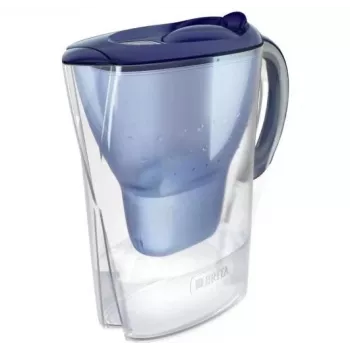 Caraffa filtrante BRITA Marella 2,4 l con 3 cartucce Pure Performance, Maxtra Pro, blu