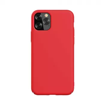 Custodia per cellulare Devia Nature Series per iPhone 12 Pro Max, silicone, rosso
