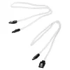 Corsair CC-8900253 Premium Sleeved cavo SATA, 60 cm, 2 pezzi, bianco