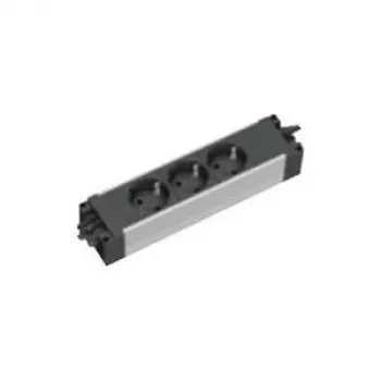 Distributore di corrente Bachmann 336.600 3 prese AC nero